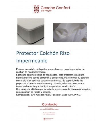 PROTECTOR RIZO IMPERMEABLE 90 CM