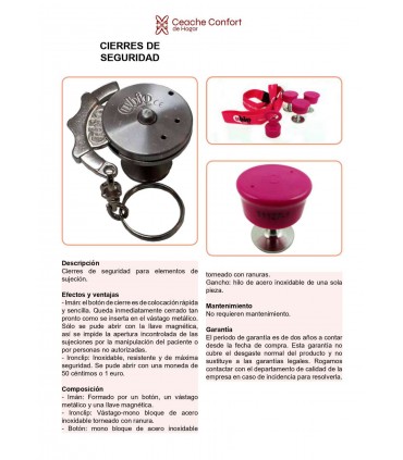 JUEGO IRON CLIP (3 CIERRES Y 1 LLAVE )