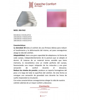 COLCHON 135X190X18+2 D20