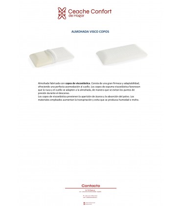ALMOHADA VISCOCOPOS 90 CM
