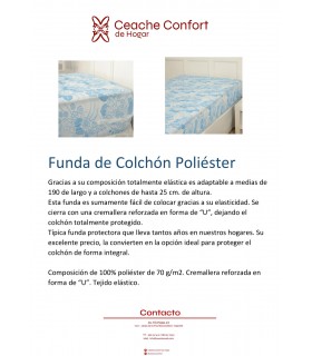 FUNDA DE COLCHON POLIESTER 150 CM