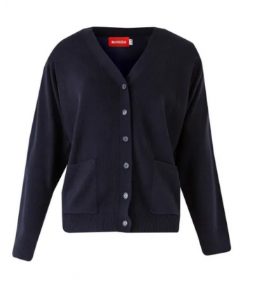 CHAQUETA PUNTO MUJER AZUL MARINO T/S