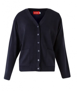 CHAQUETA PUNTO MUJER AZUL MARINO T/M