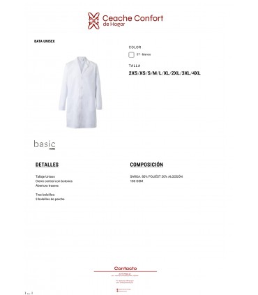 BATA UNISEX BLANCA T/46