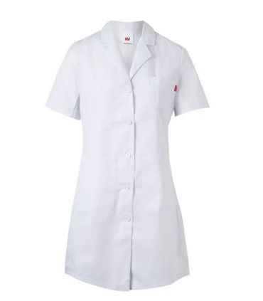BATA BLANCA MUJER M/C T/SG