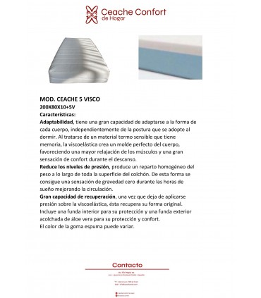 COLCHON 200X80X10+5V