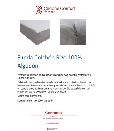 PROTECTOR RIZO IMPERMEABLE 135 CM