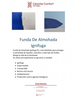 FUNDA DE ALMOHADA IGNIFUGA 80CM