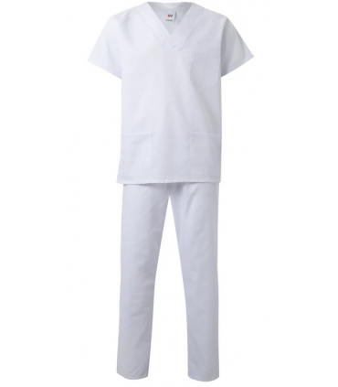 CONJUNTO PIJAMA BLANCO C/PICO T/S