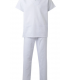 CONJUNTO PIJAMA BLANCO C/PICO T/M