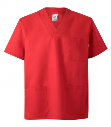 CAMISOLA PIJAMA ROJO CORAL T/L