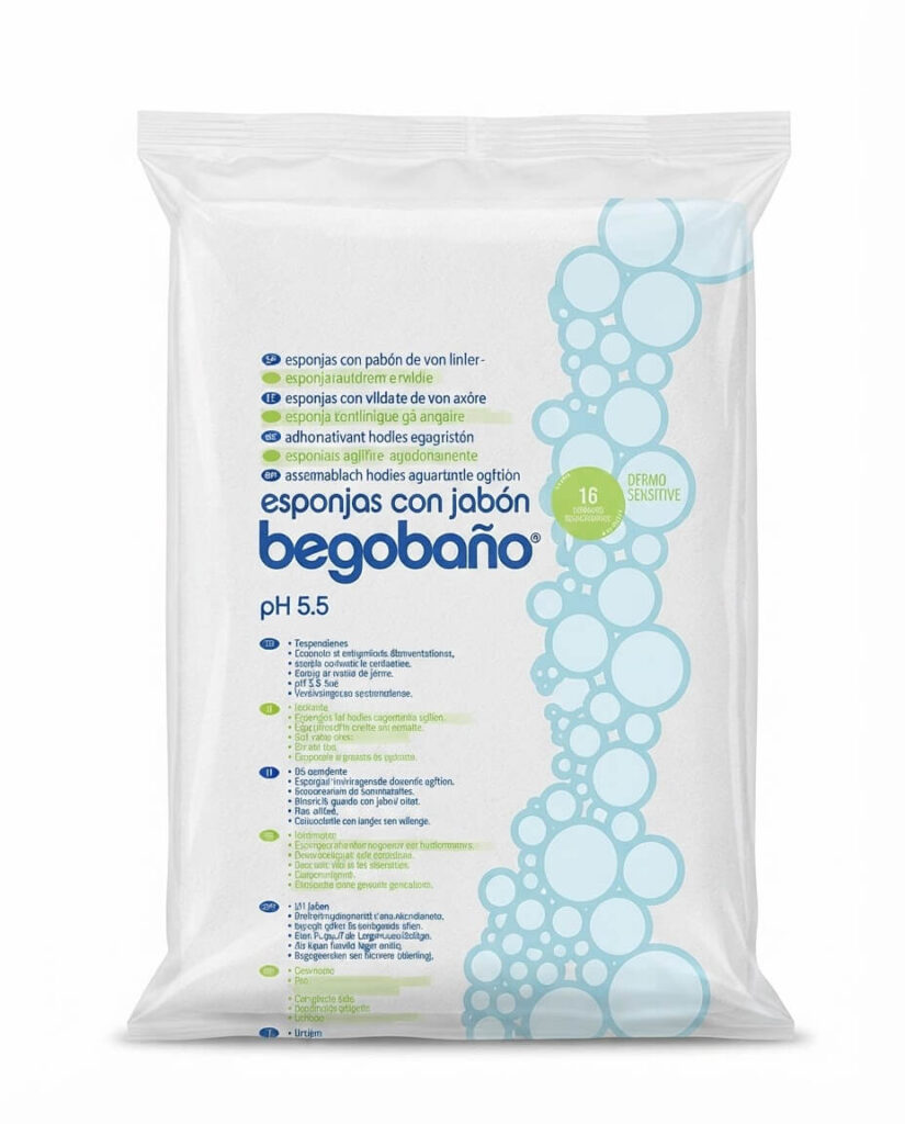 Esponja jabonosa desechable profesional Begobaño
